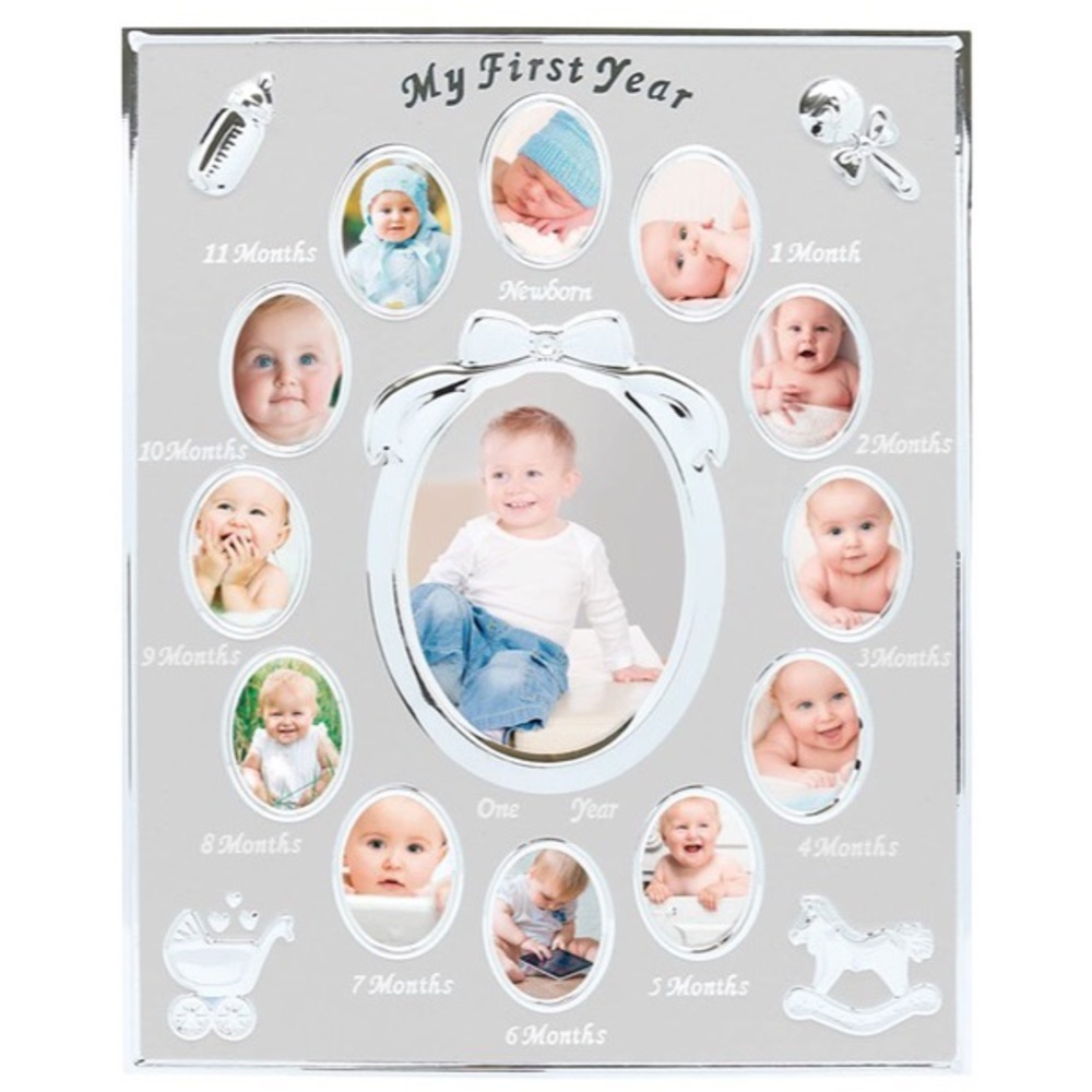 Tiny ideas month milestones my first year frame